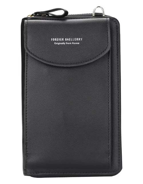 Load image into Gallery viewer, Elegance On-The-Go – Luxe PU Leather Crossbody Shoulder Bag with Phone &amp; Card Organizer

