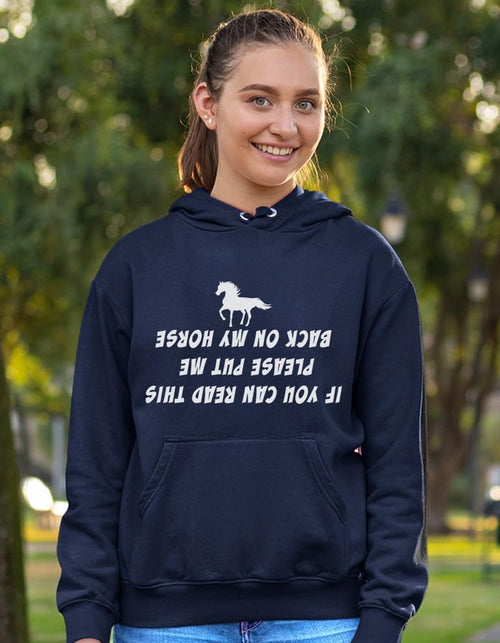 Load image into Gallery viewer, Gift for Girls Who Love Horses Girl Teen Women Horse Lovers Hoodie
