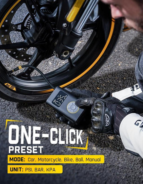 Load image into Gallery viewer, TireMaster Portable Tire Inflator – Smart ON/OFF Hose Design for Effortless Inflation Anywhere
