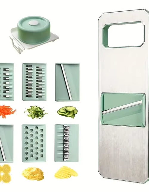 Load image into Gallery viewer, ChopMaster 6-in-1 Manual Vegetable Chopper – Ultimate Kitchen Slicer for Fast, Easy Prep  Description:
