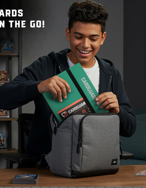 Load image into Gallery viewer, Trading Card Pro-Folio, 9-Pocket Side-Loading Pages, Holds 360 Cards, Dark Green
