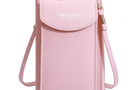 Elegance On-The-Go – Luxe PU Leather Crossbody Shoulder Bag with Phone & Card Organizer