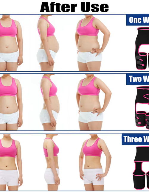 Load image into Gallery viewer, Body 3-In-1 Waist and Thigh Trimmer for Women Weight Loss Butt Lifter Waist Trainer Slimming Support Belt Hip Raise Shapewear

