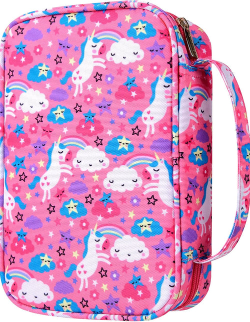 Load image into Gallery viewer, Bible Cover for Women,Bible Cases,Book Cover,Bible Bags Floral Pattern with Handle Fits for Standard Size Bible
