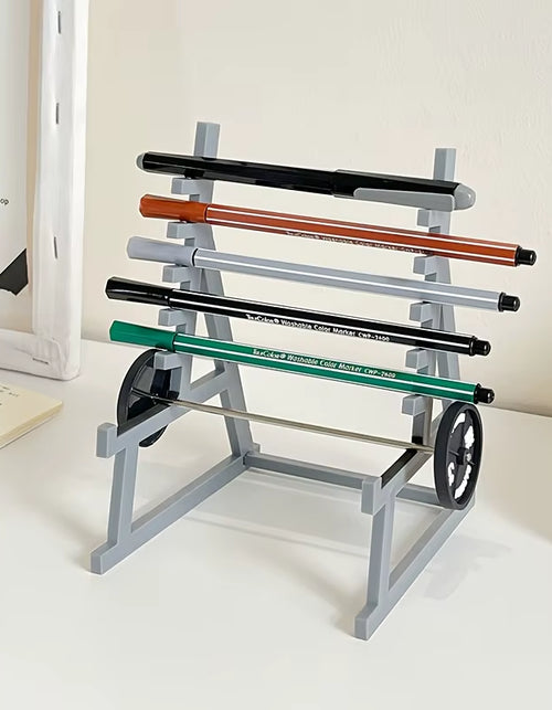 Load image into Gallery viewer, PowerPen Barbell Pen Holder – Lift Your Desk Game with Strength and Style

