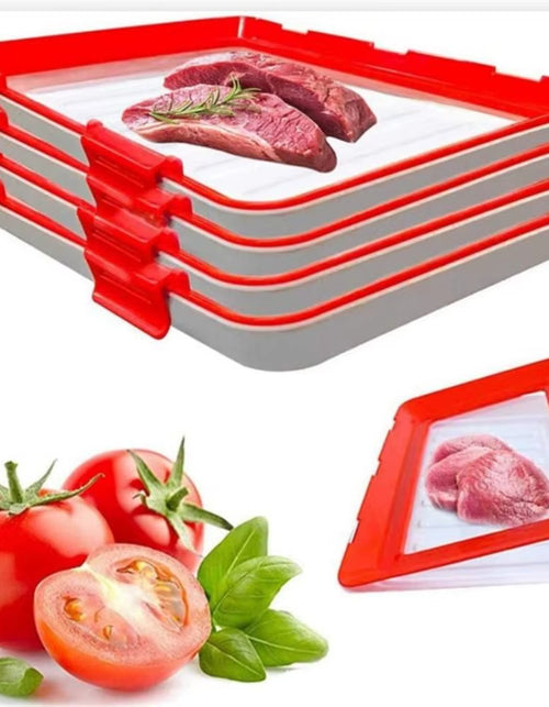 Load image into Gallery viewer, FreshPrep Reusable Meal Prep Tray – Stackable BPA-Free Food Storage Containers for Easy Preservation

