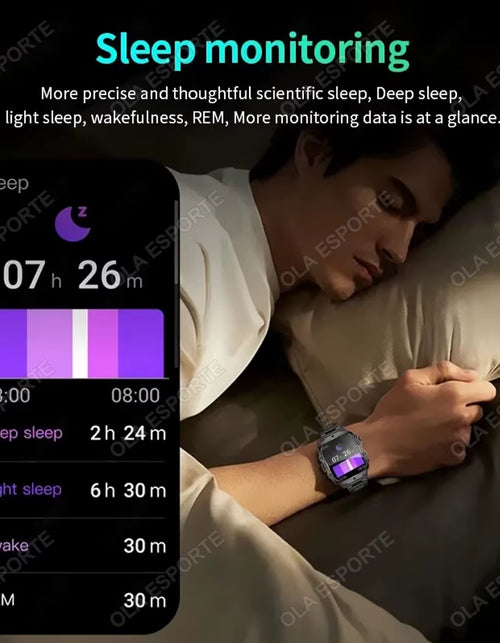 Load image into Gallery viewer, Original Men Smartwatch Flashlight Bluetooth Call Fitness Clock IP68 Waterproof Sports Men for Android IOS Smart Watch 2025 New
