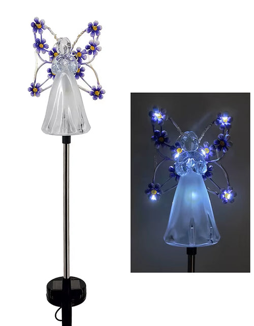 Load image into Gallery viewer, Celestial Garden Angel Lamp – Customizable Sunlight Outdoor Lighting for Your Garden

