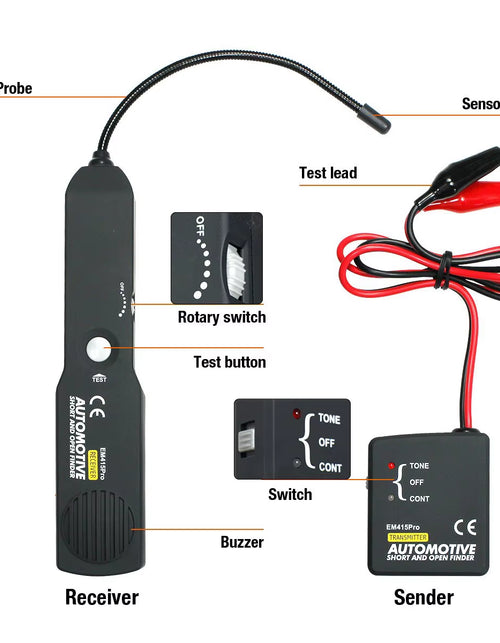 Load image into Gallery viewer, WireTrace EM415PRO – Automotive Short Circuit &amp; Open Finder Diagnostic Tool
