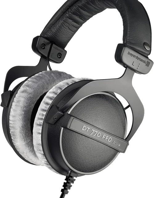 Load image into Gallery viewer, DT 770 PRO 80 Ohm Over-Ear Studio Headphones in Gray. Enclosed Design, Wired for Professional Recording and Monitoring
