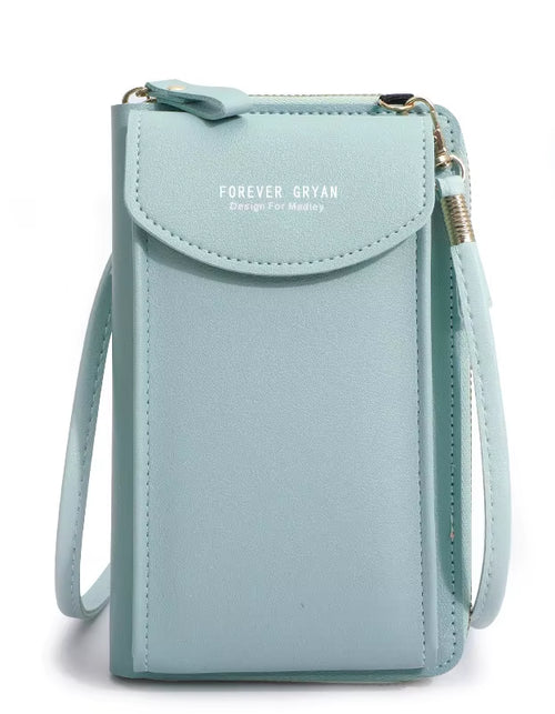 Load image into Gallery viewer, Elegance On-The-Go – Luxe PU Leather Crossbody Shoulder Bag with Phone &amp; Card Organizer
