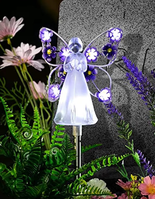 Load image into Gallery viewer, Celestial Garden Angel Lamp – Customizable Sunlight Outdoor Lighting for Your Garden
