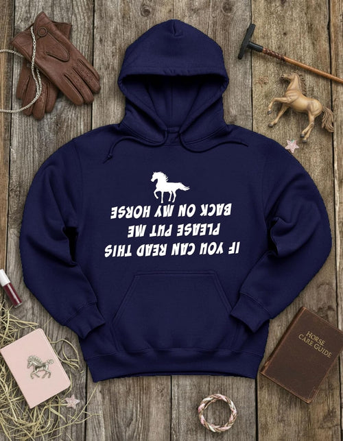 Load image into Gallery viewer, Gift for Girls Who Love Horses Girl Teen Women Horse Lovers Hoodie
