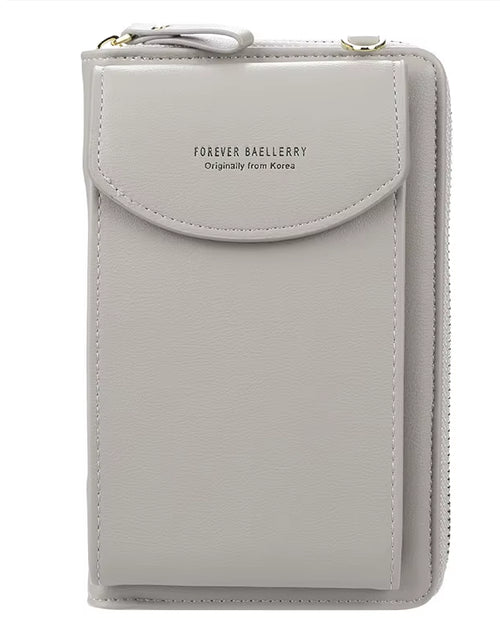 Load image into Gallery viewer, Elegance On-The-Go – Luxe PU Leather Crossbody Shoulder Bag with Phone &amp; Card Organizer
