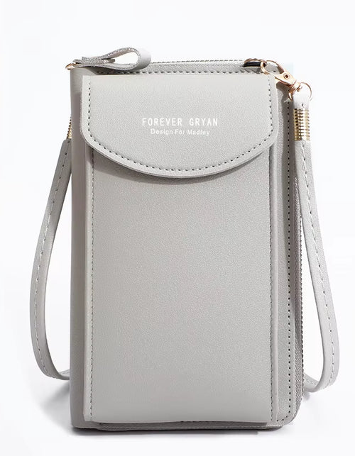 Load image into Gallery viewer, Elegance On-The-Go – Luxe PU Leather Crossbody Shoulder Bag with Phone &amp; Card Organizer

