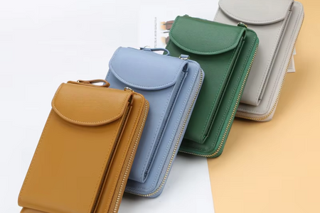 Elegance On-The-Go – Luxe PU Leather Crossbody Shoulder Bag with Phone & Card Organizer